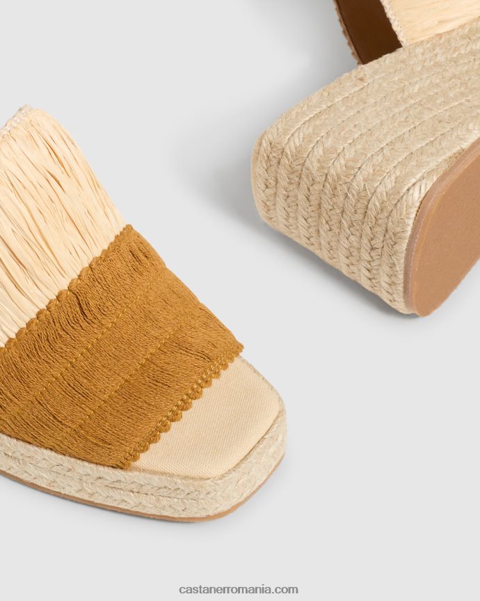 Castaner TONIA/141 Femei NATURAL/MUSTARD 6P2L4885