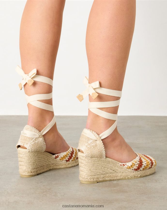 Castaner CARINA/6/134 Femei TAN/MULTICOLOR 6P2L482