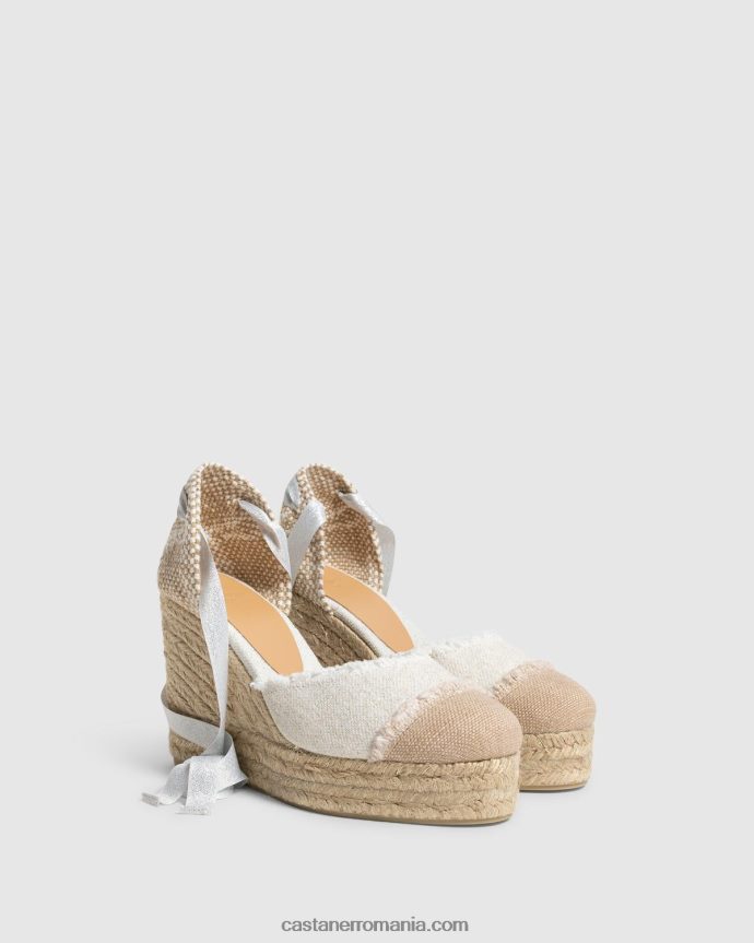 Castaner CATALINA/8ED/032 Femei ALB/AUR 6P2L4832