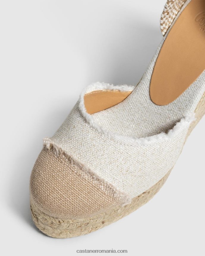 Castaner CATALINA/8ED/032 Femei ALB/AUR 6P2L4832
