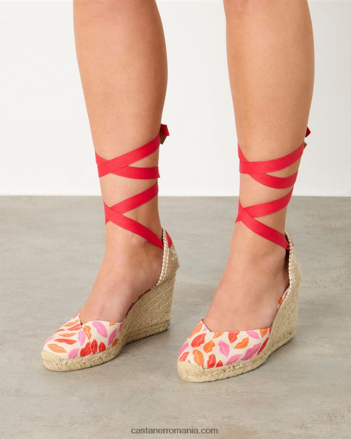 Castaner CHIARA WRAP DVF/8/157 Femei ROZ/MULTICOLOR 6P2L4874