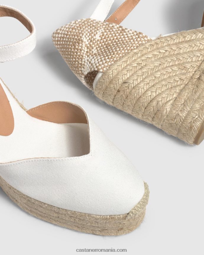 Castaner CHIARITA/8ED/001 Femei ALB 6P2L4835