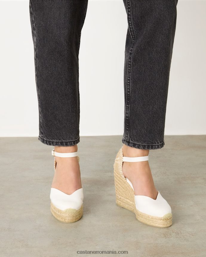 Castaner CHIARITA/8ED/001 Femei ALB 6P2L4835