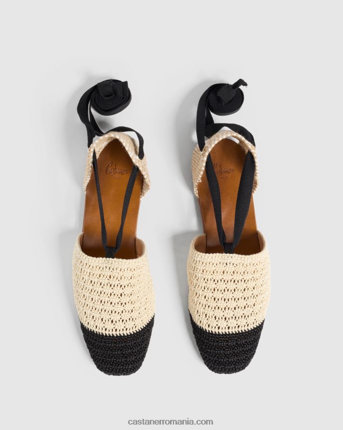 Castaner GRETEL/139 Femei IVORY/NEGRU 6P2L48100