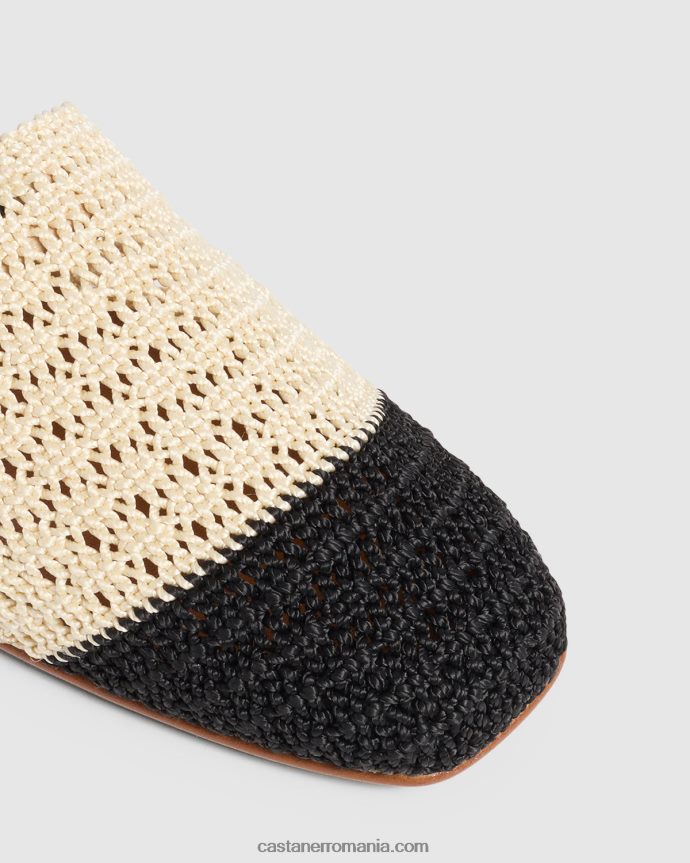 Castaner GRETEL/139 Femei IVORY/NEGRU 6P2L48100