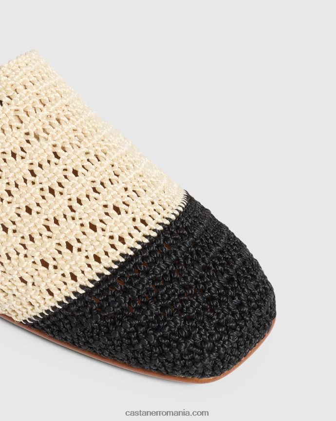 Castaner GRETEL/139 Femei IVORY/NEGRU 6P2L48344