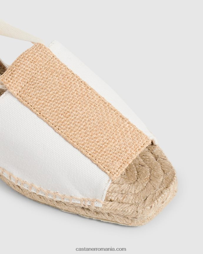 Castaner PANCHI/001 Femei ALB 6P2L48406