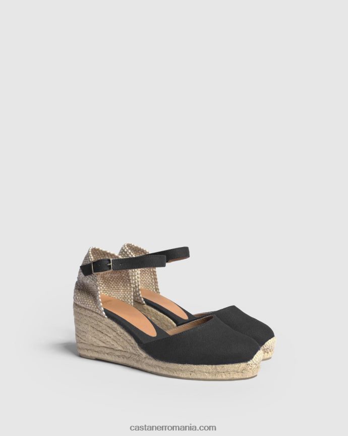 Castaner CAROL/6/001 Femei NEGRU 6P2L48254
