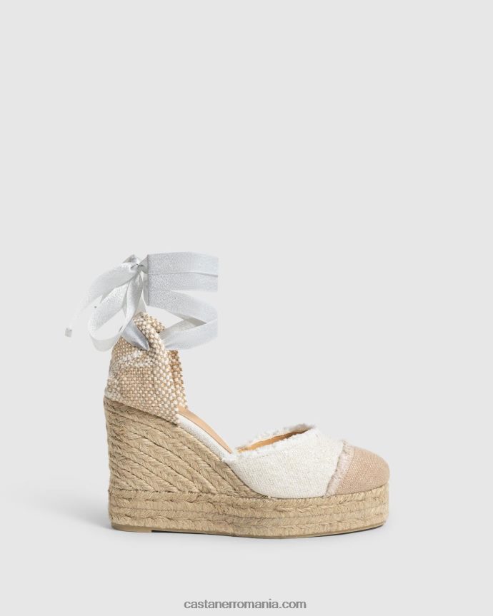 Castaner CATALINA/8ED/032 Femei ALB/AUR 6P2L48279