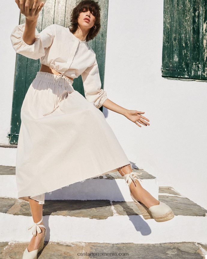 Castaner CHIARA/8ED/001 Femei IVORY 6P2L48249