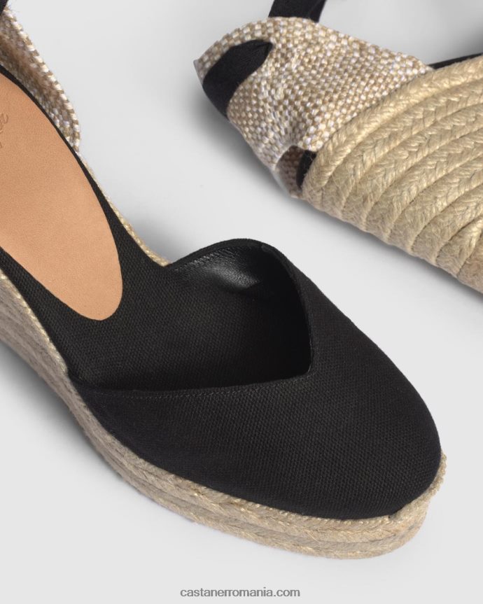 Castaner CHIARA/8ED/001 Femei NEGRU 6P2L48268
