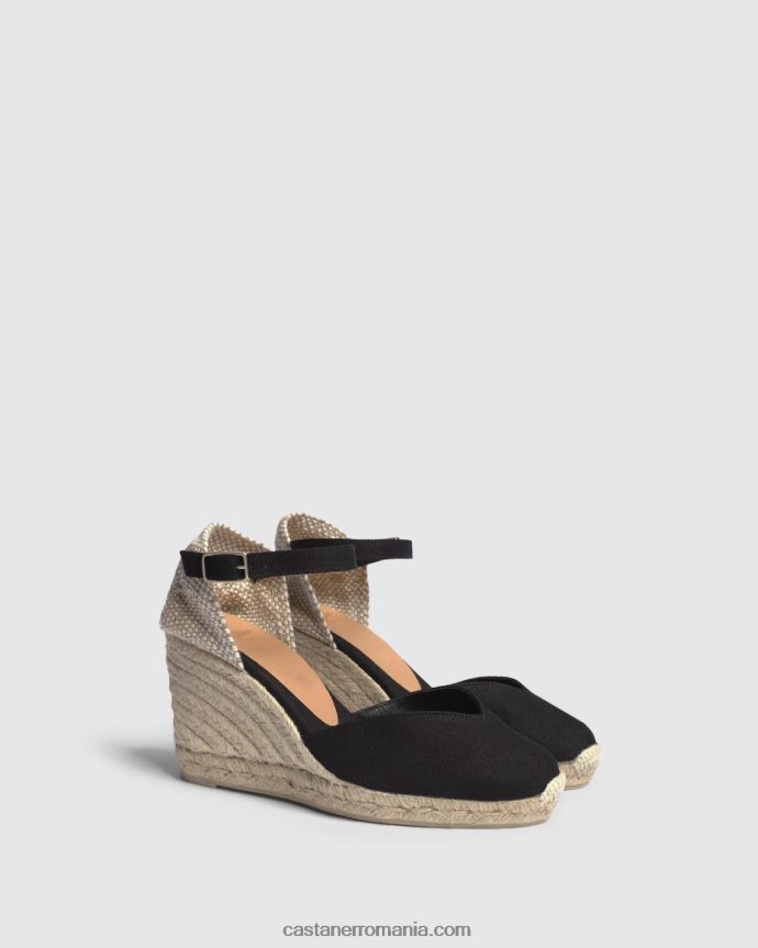 Castaner CHIARITA/8/001 Femei NEGRU 6P2L48269