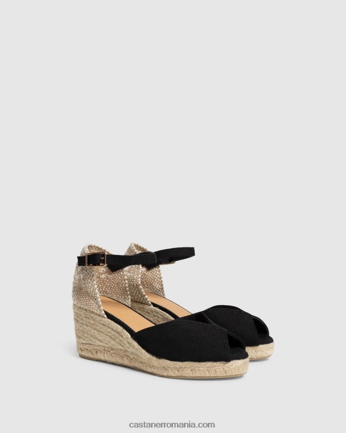 Castaner BIANCA/6/001 Femei NEGRU 6P2L48350