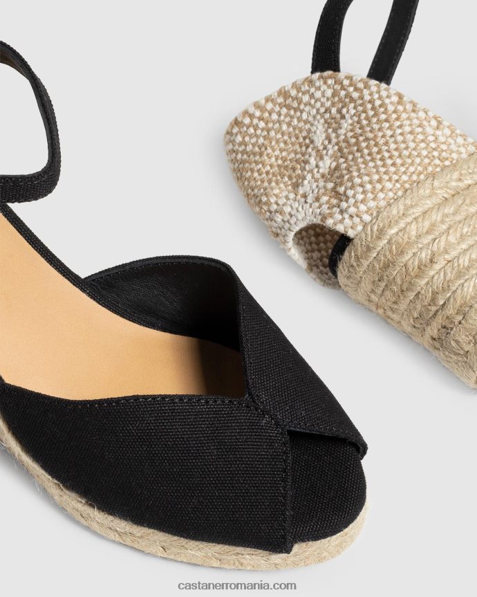 Castaner BIANCA/6/001 Femei NEGRU 6P2L48350