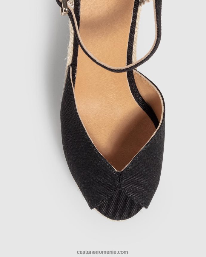 Castaner BIANCA/8ED/001 Femei NEGRU 6P2L48361