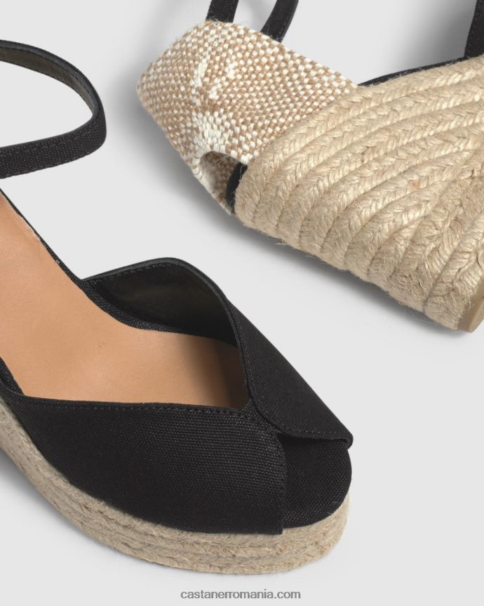 Castaner BIANCA/8ED/001 Femei NEGRU 6P2L48361