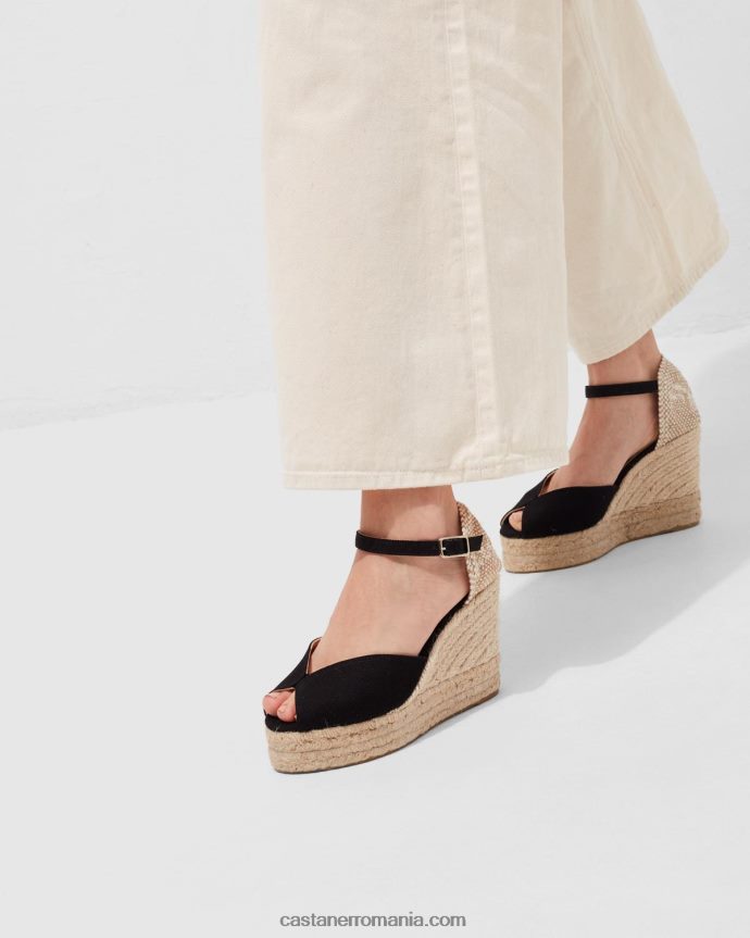 Castaner BIANCA/8ED/001 Femei NEGRU 6P2L48361