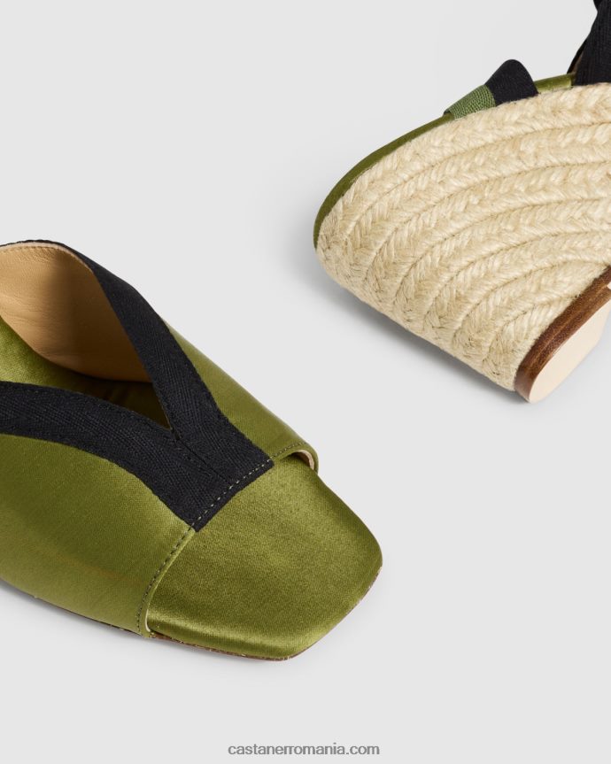 Castaner FLORINDA/8/129 Femei VERDE/NEGRU 6P2L48375