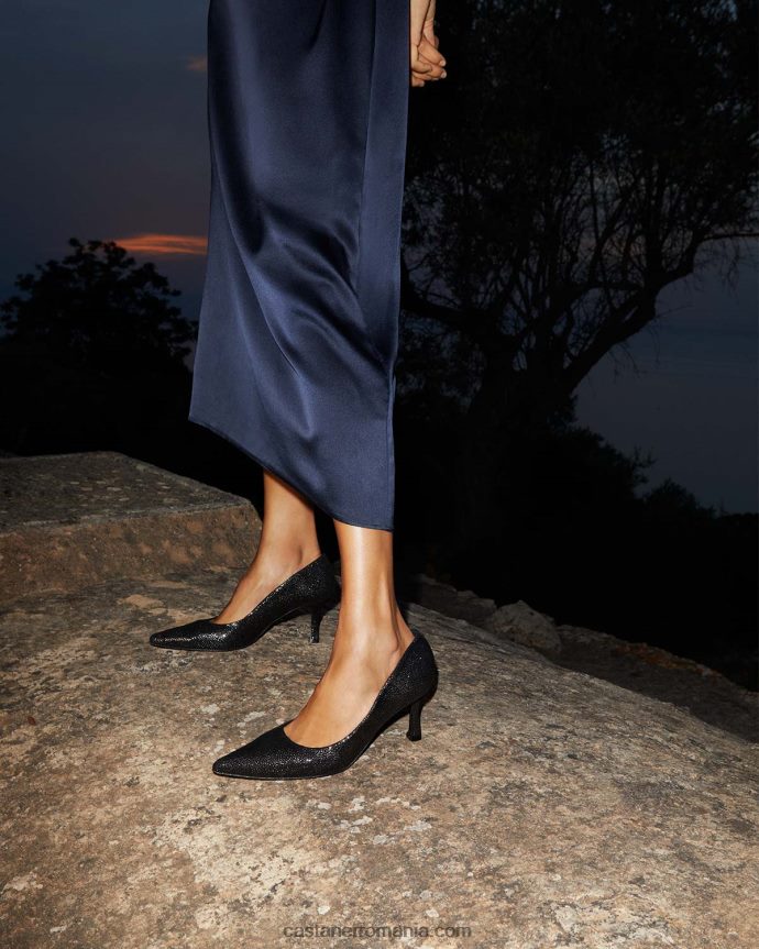 Castaner SILVIA/115 Femei NEGRU 6P2L48223