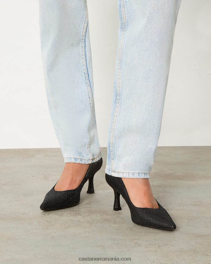 Castaner SILVIA/115 Femei NEGRU 6P2L48223