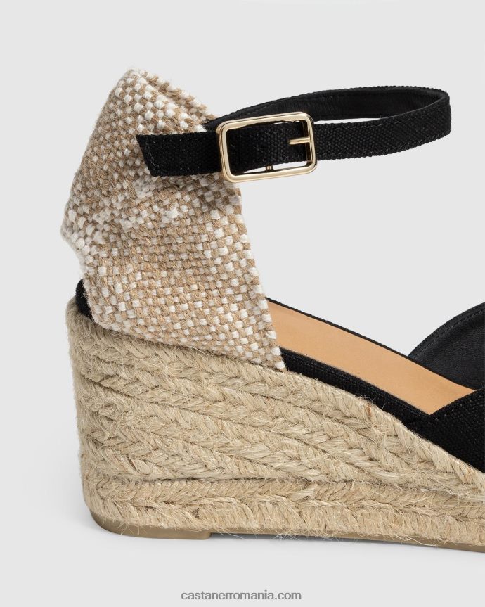 Castaner BIANCA/6/001 Femei NEGRU 6P2L48136