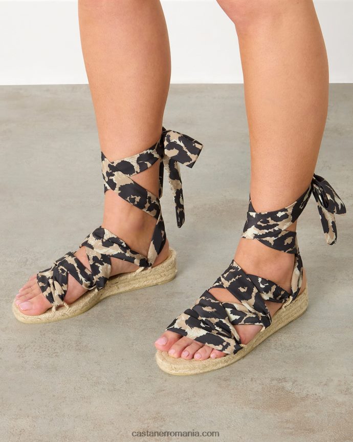 Castaner DOVE DVF/2/155 Femei NATURAL/NEGRU 6P2L48175