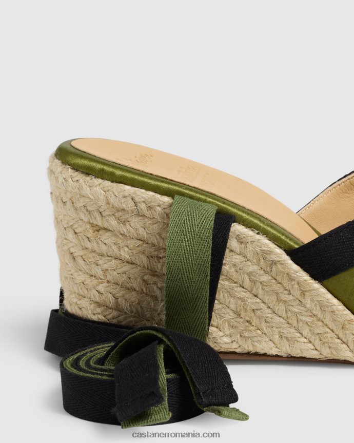 Castaner FLORINDA/8/129 Femei VERDE/NEGRU 6P2L48152