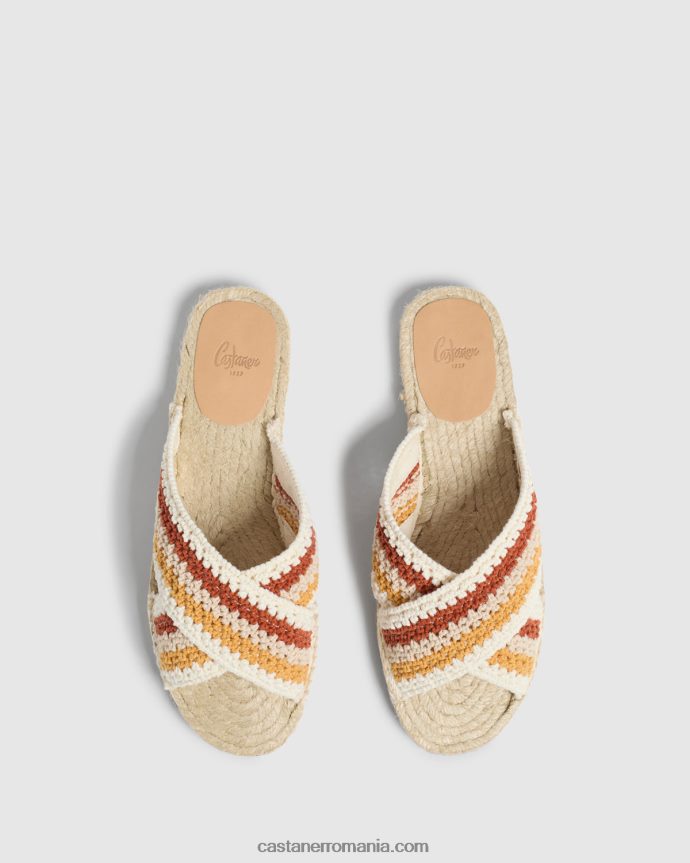 Castaner PAKA/134 Femei TAN/MULTICOLOR 6P2L48184