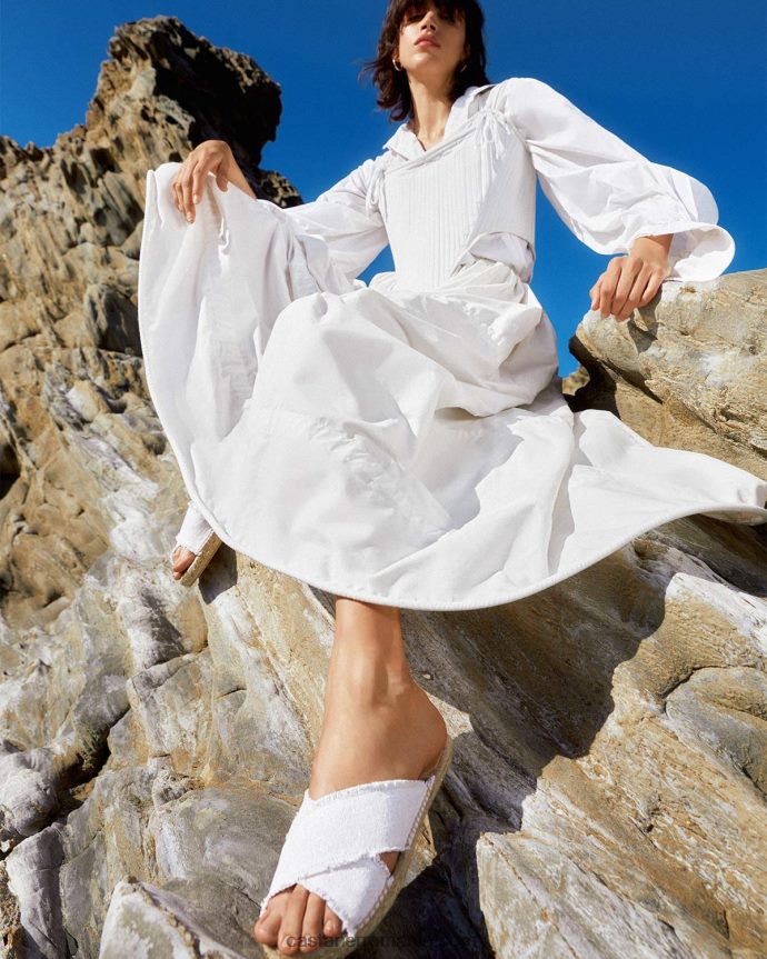 Castaner PALMERA/032 Femei ALB/AUR 6P2L48177