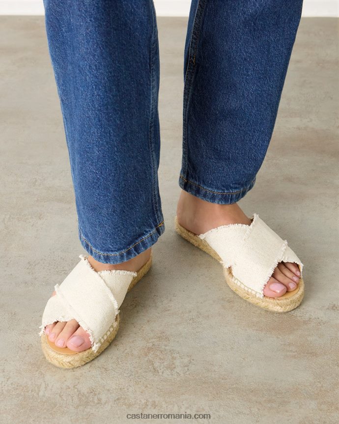 Castaner PALMERA/032 Femei ALB/AUR 6P2L48177