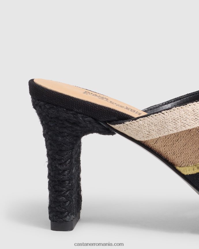 Castaner LAOS DVF/156 Femei TAUPE/NEGRU/NATURAL 6P2L48202