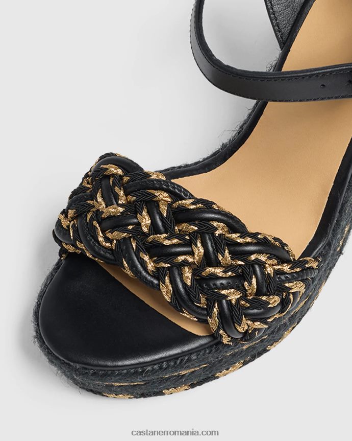 Castaner JOAQUINA/136 Femei NEGRU/AUR 6P2L48388