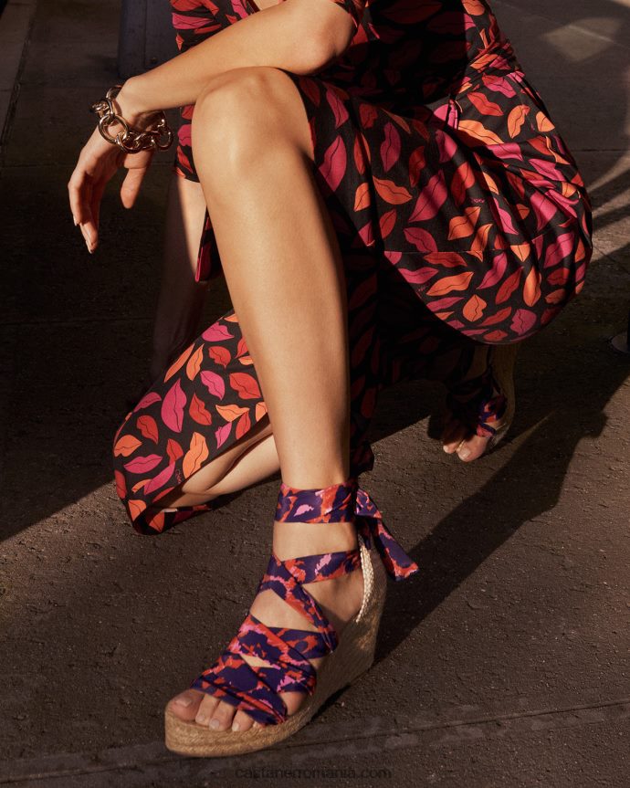 Castaner JORGELINA DVF/155 Femei ROSE/MULTICOLOR 6P2L48392