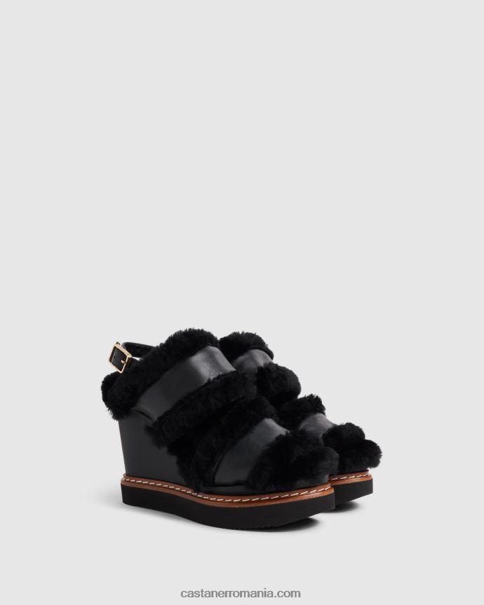 Castaner JUANA/114 Femei NEGRU 6P2L48403