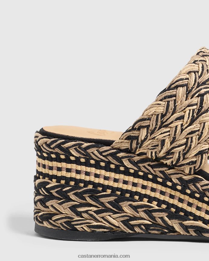 Castaner QUERIMA/132 Femei NEGRU/MULTICOLOR 6P2L48395