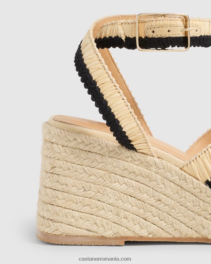 Castaner TATIANA/141 Femei NATURAL/NEGRU 6P2L48398