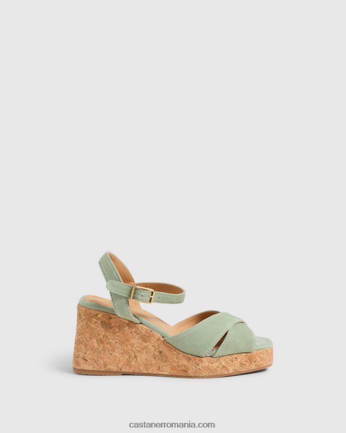 Castaner THEA CORK/007 Femei VERDE 6P2L48394