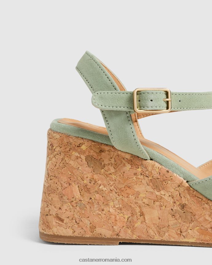 Castaner THEA CORK/007 Femei VERDE 6P2L48394